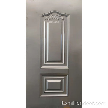 Pelle della porta in acciaio in rilievo decorativo
